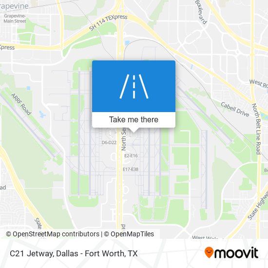 C21 Jetway map