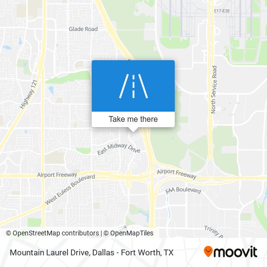 Mapa de Mountain Laurel Drive