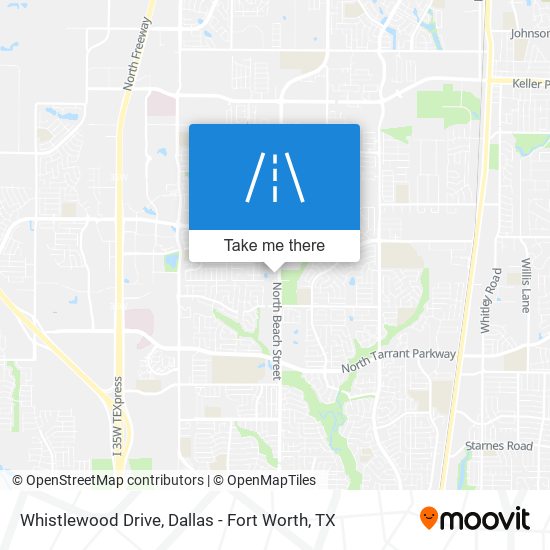 Whistlewood Drive map