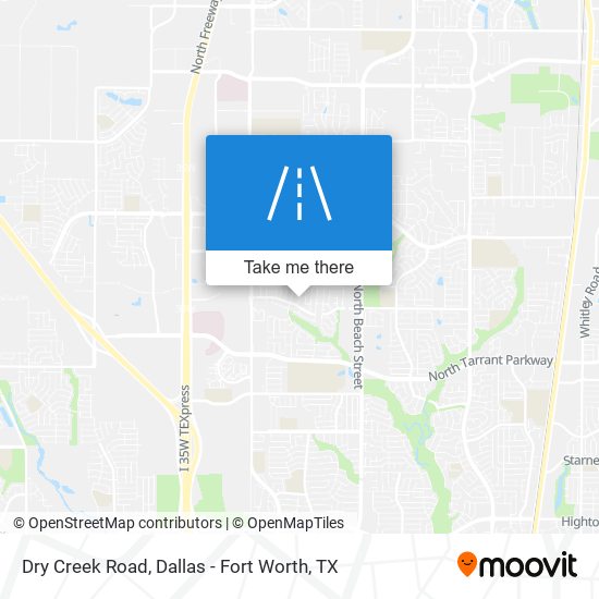 Mapa de Dry Creek Road