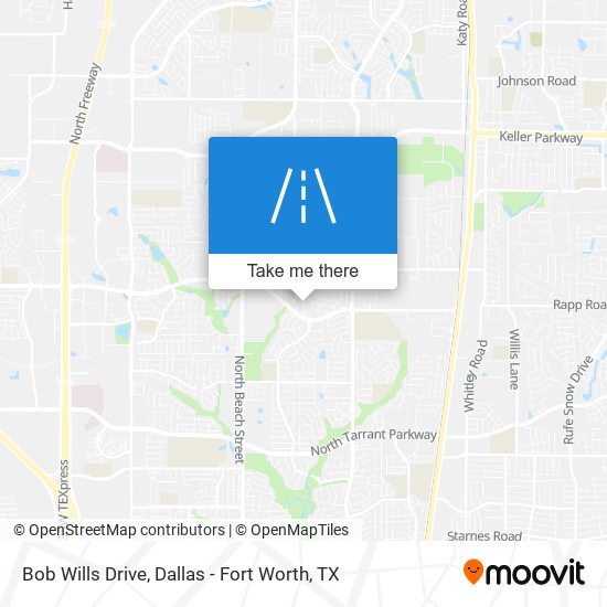 Bob Wills Drive map