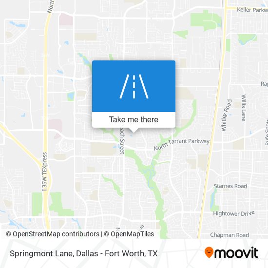Springmont Lane map