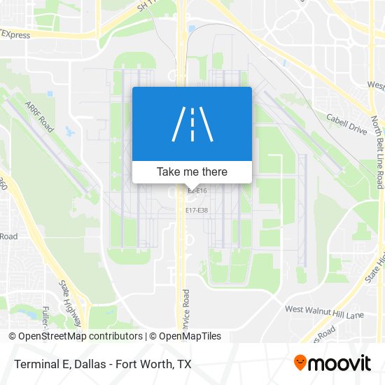 Terminal E map