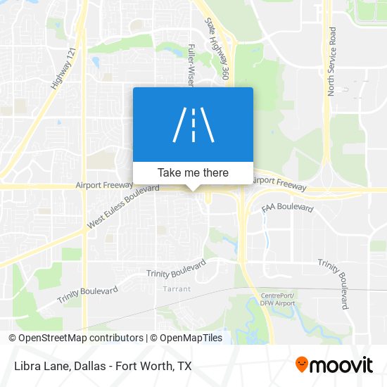 Libra Lane map