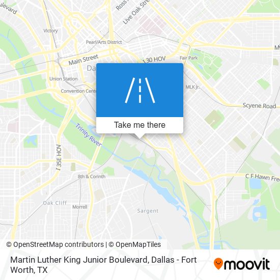 Martin Luther King Junior Boulevard map