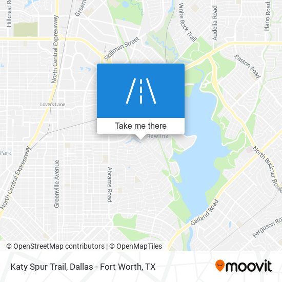 Katy Spur Trail map