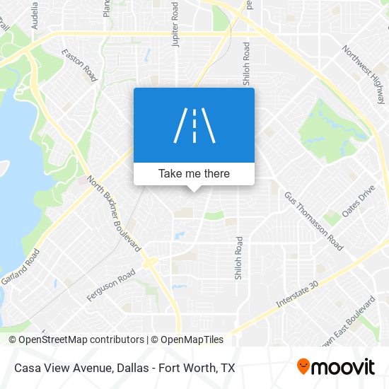 Casa View Avenue map