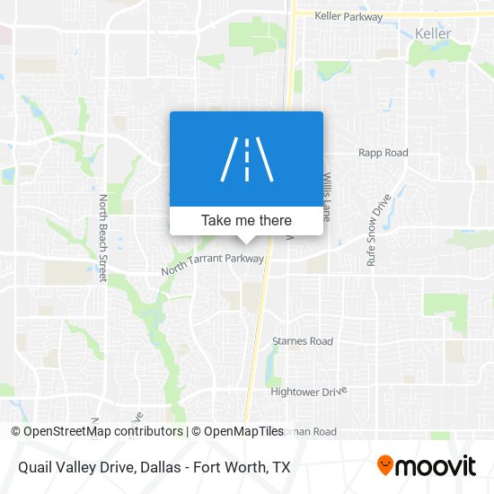 Quail Valley Drive map