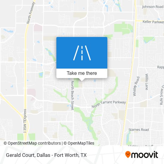 Mapa de Gerald Court