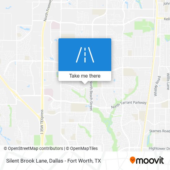 Silent Brook Lane map