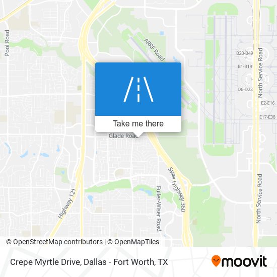 Crepe Myrtle Drive map
