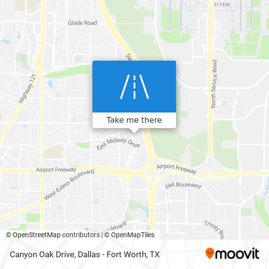 Mapa de Canyon Oak Drive