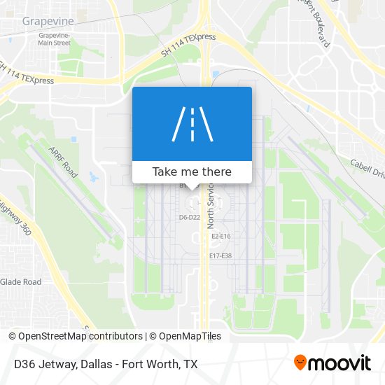 Mapa de D36 Jetway
