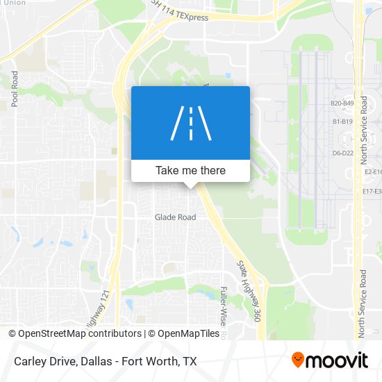 Carley Drive map