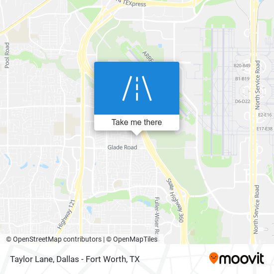 Taylor Lane map