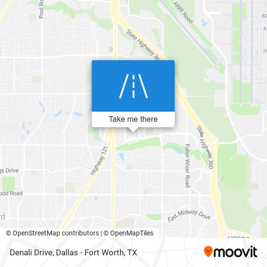 Denali Drive map