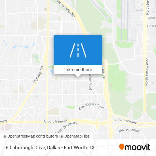 Mapa de Edinborough Drive