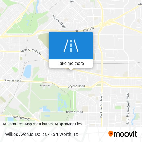 Mapa de Wilkes Avenue