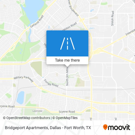 Bridgeport Apartments map