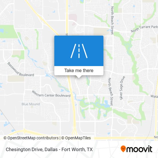 Chesington Drive map