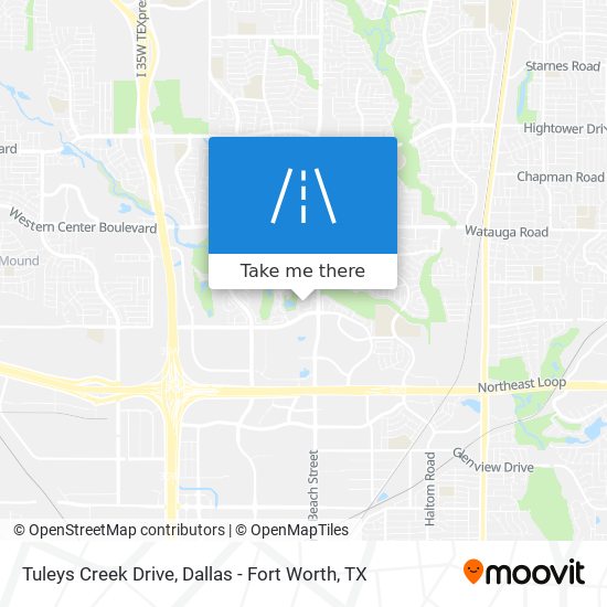 Tuleys Creek Drive map