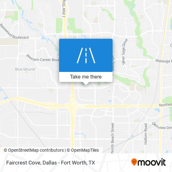 Faircrest Cove map