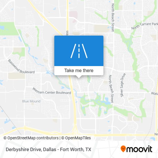 Mapa de Derbyshire Drive