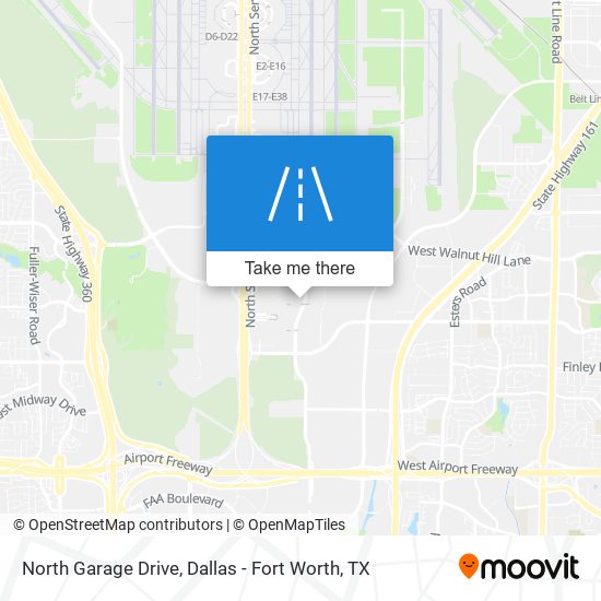 Mapa de North Garage Drive