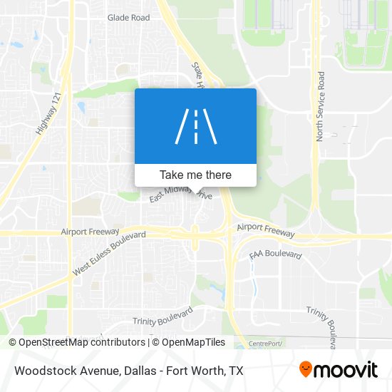 Woodstock Avenue map