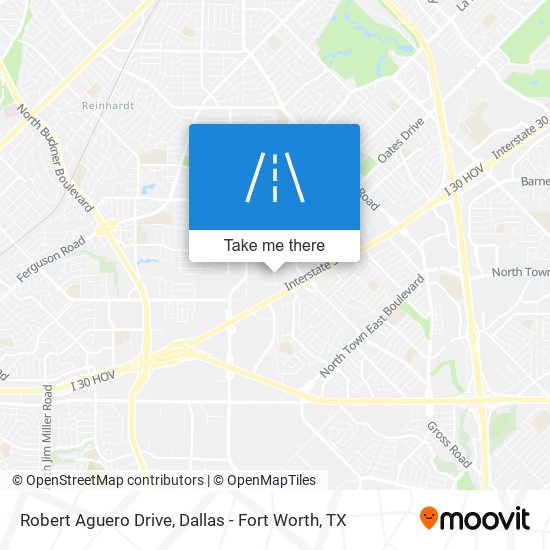 Mapa de Robert Aguero Drive