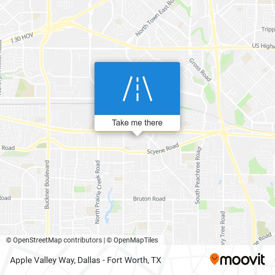 Mapa de Apple Valley Way
