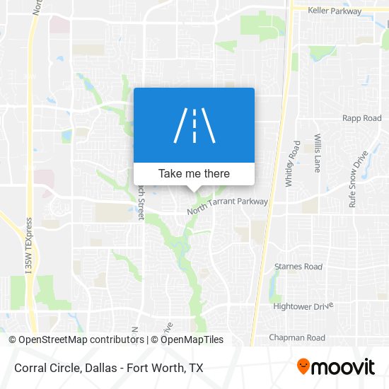 Corral Circle map