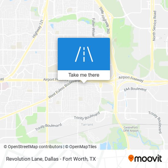 Revolution Lane map