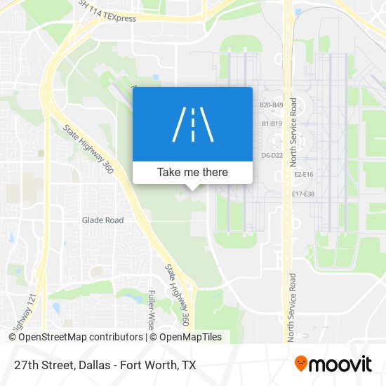 27th Street map
