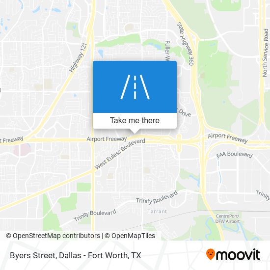 Byers Street map