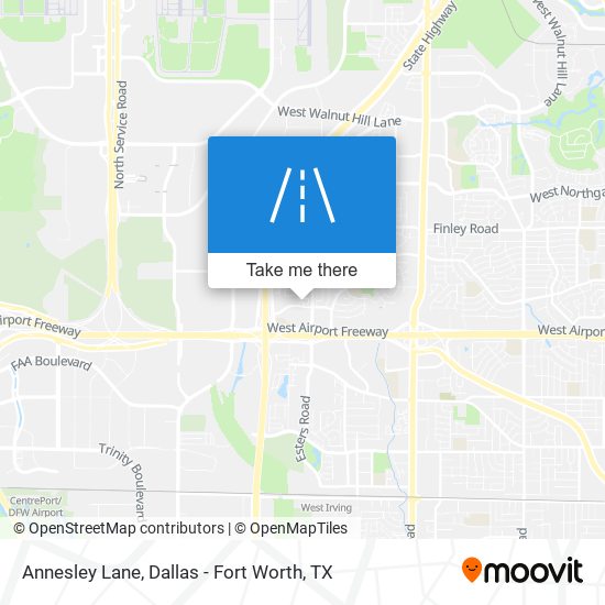 Annesley Lane map