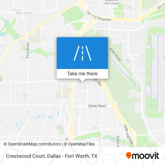 Crestwood Court map