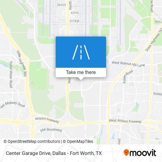 Center Garage Drive map