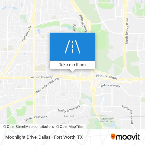 Moonlight Drive map