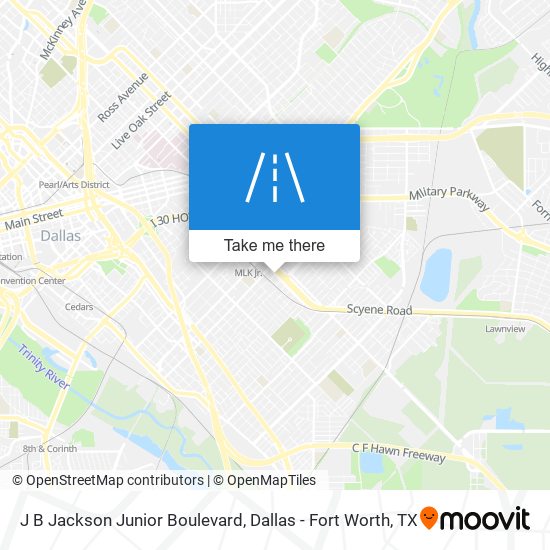 J B Jackson Junior Boulevard map