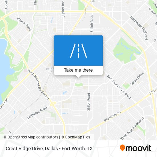 Crest Ridge Drive map