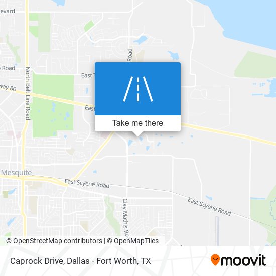 Caprock Drive map