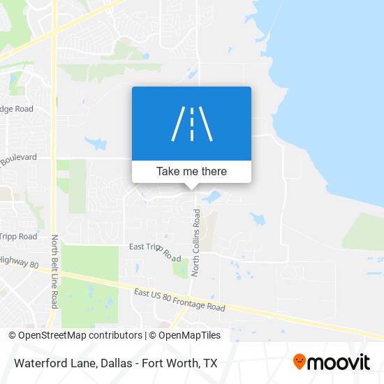 Waterford Lane map