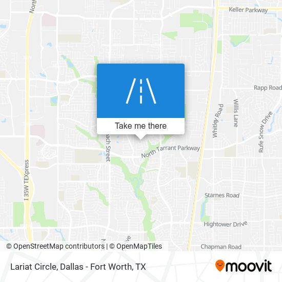 Lariat Circle map