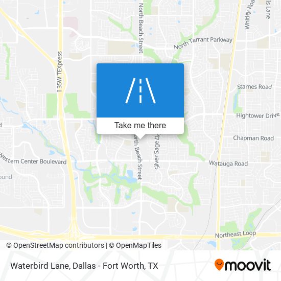 Waterbird Lane map