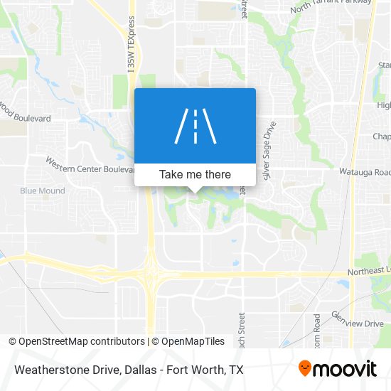 Weatherstone Drive map