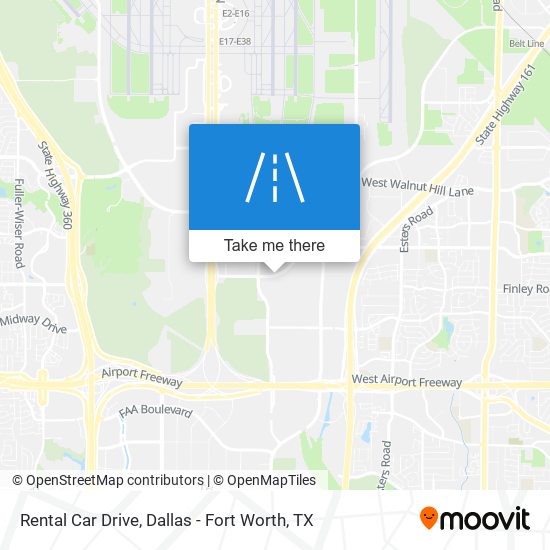 Mapa de Rental Car Drive