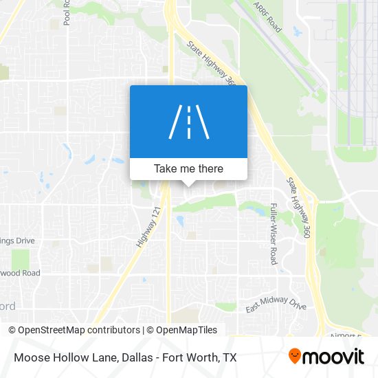 Moose Hollow Lane map