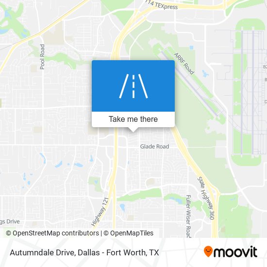 Autumndale Drive map