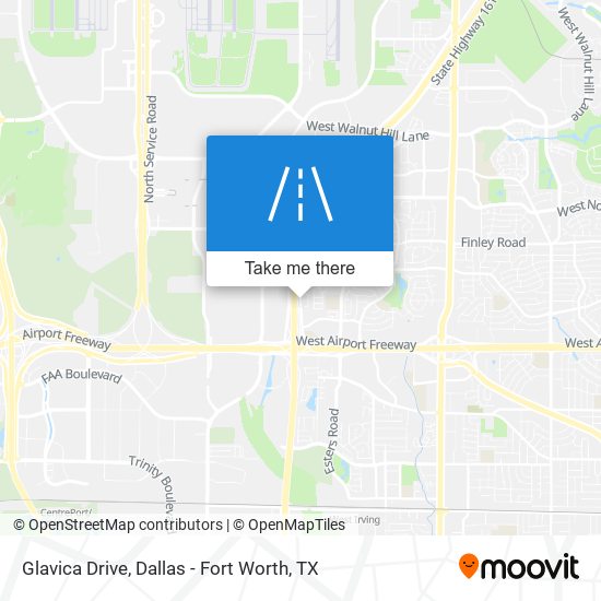 Glavica Drive map